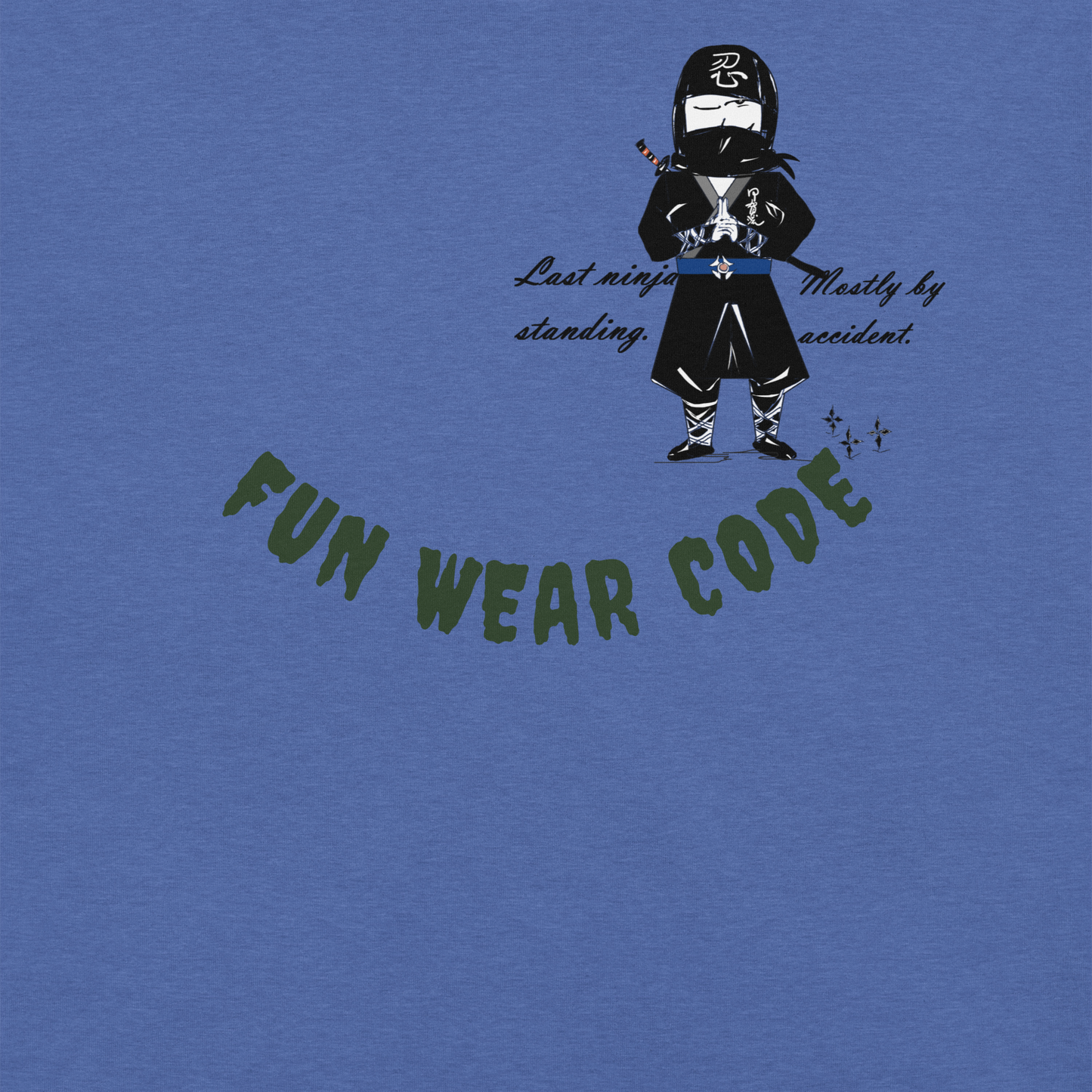 Playful Ninja Theme T-Shirt – Japanese Martial Arts Iconic Tee | FunWearCode