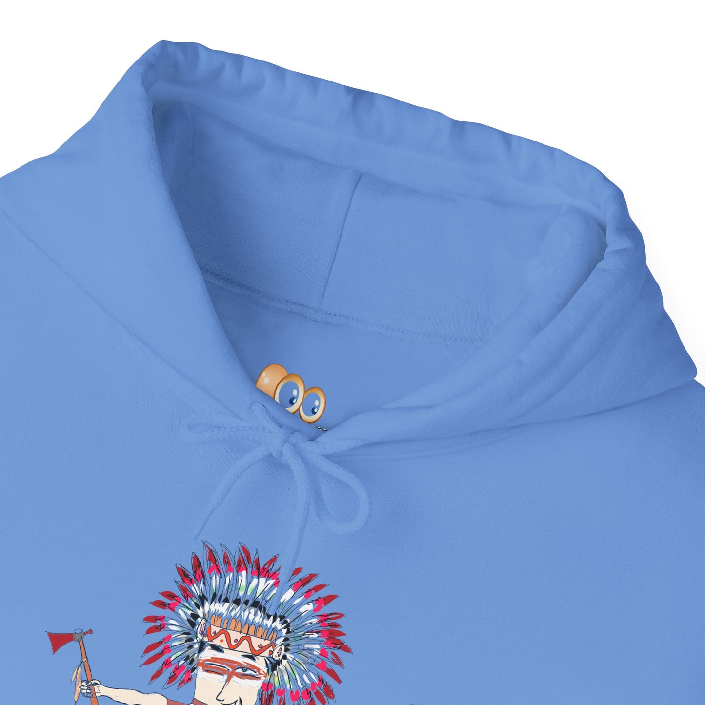 Casual Cozy Pullover – Fun American Native Indian AI Edition Hoodie  | FunWearCode