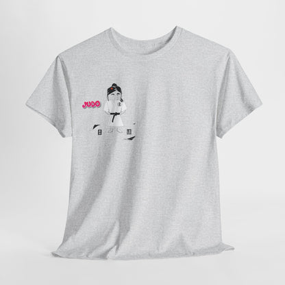 Judo Lady Tee – Comfortable Martial Arts Graphic T-Shirt | FunWearCode