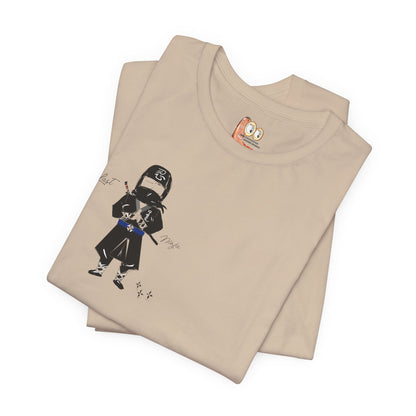 Stealthy Ninja Tee – Graphic Martial Arts T-Shirt for Everyday Wear | FunWearCode