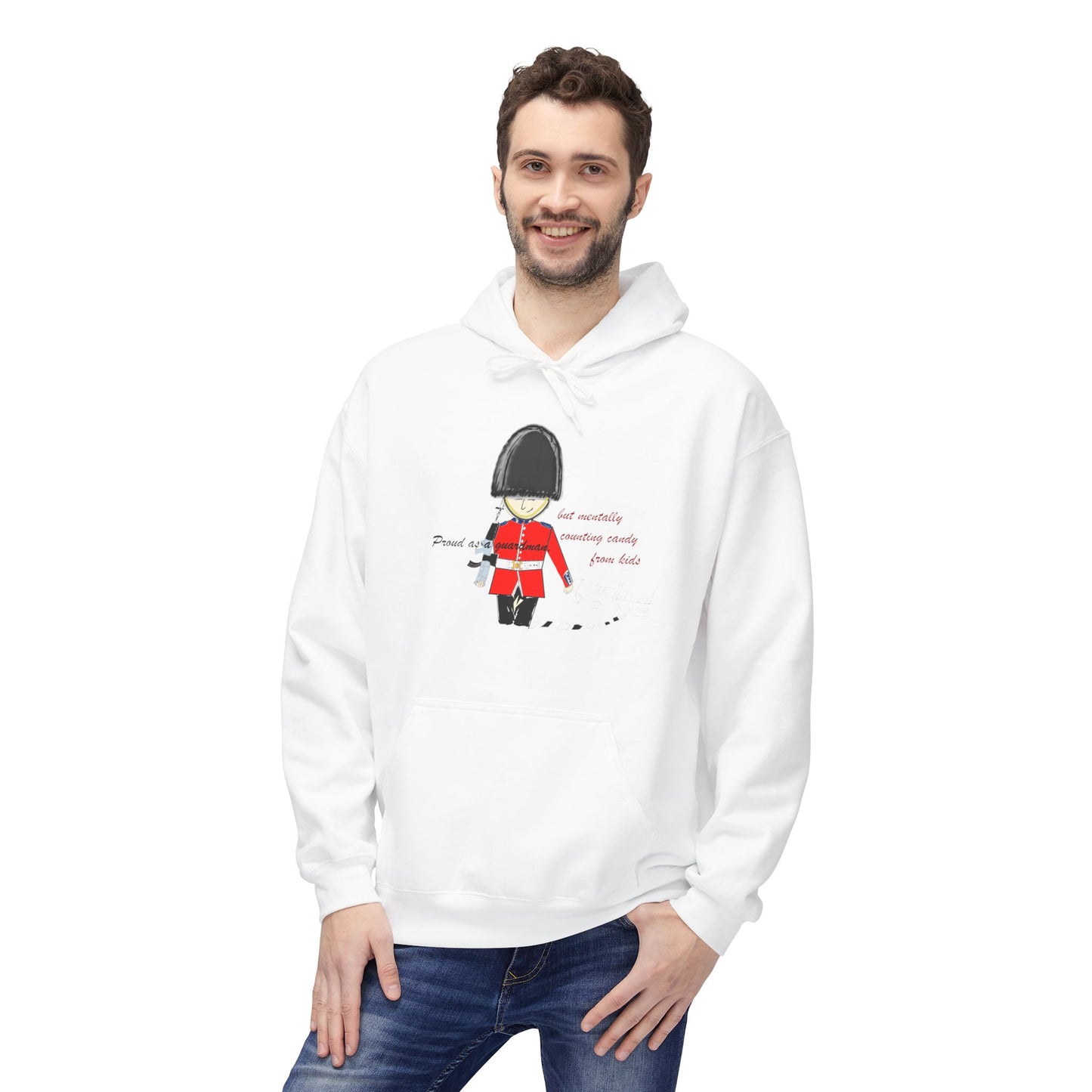 Unisex Cozy Hoodie – Fun Royal Guardsman Sweatshirt | FunWearCode