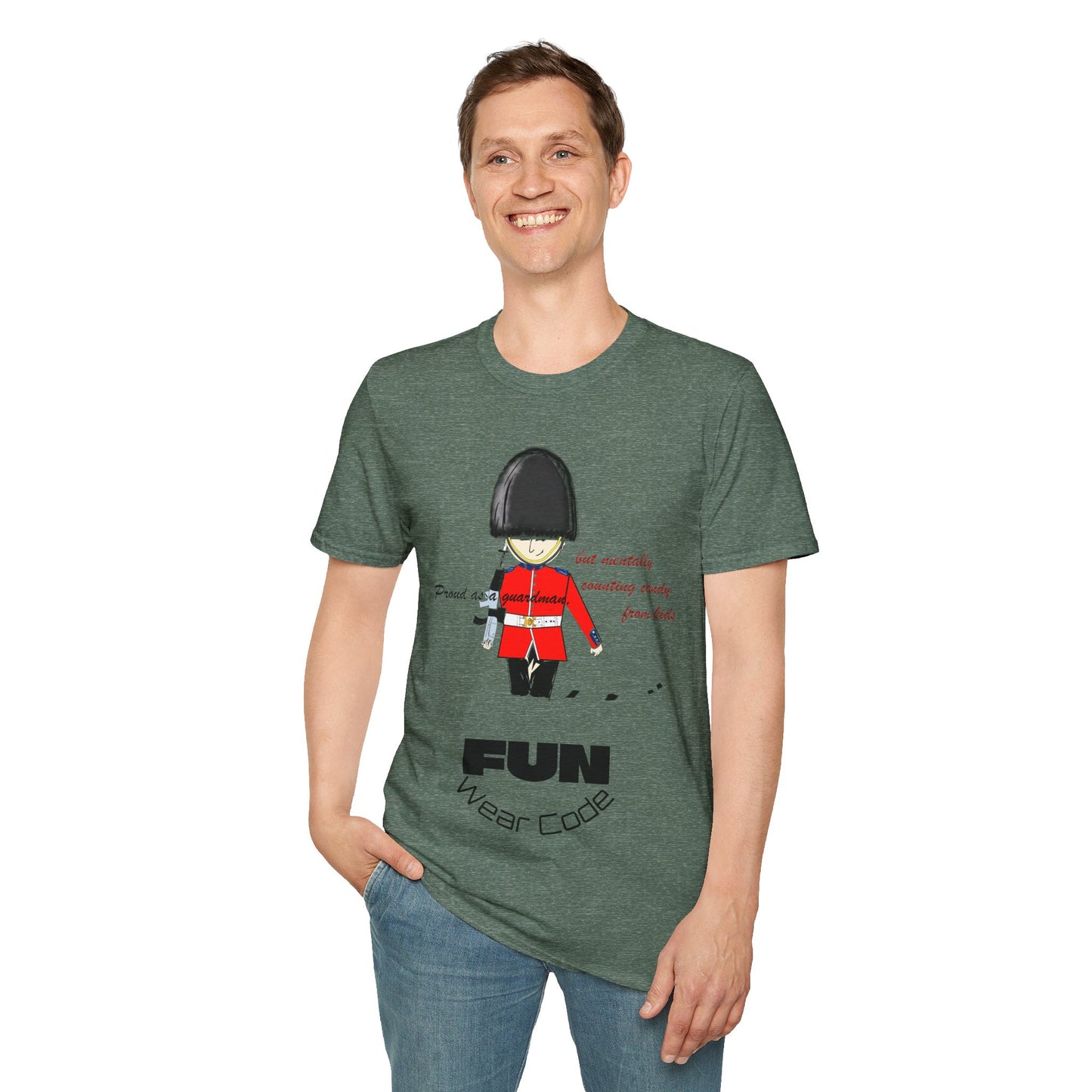 Unisex Guardsman Tee - Classic English Style T-shirt for Fun-Loving Souls | Funwearcode