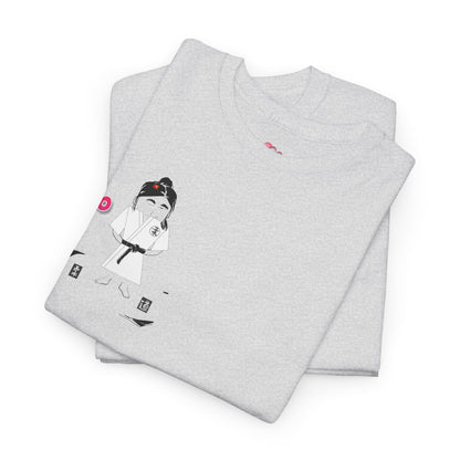 Judo Lady Tee – Comfortable Martial Arts Graphic T-Shirt | FunWearCode