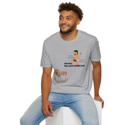 Fun Softstyle T-Shirt - Bold Playful Thai Icon Tee | FunWearCode