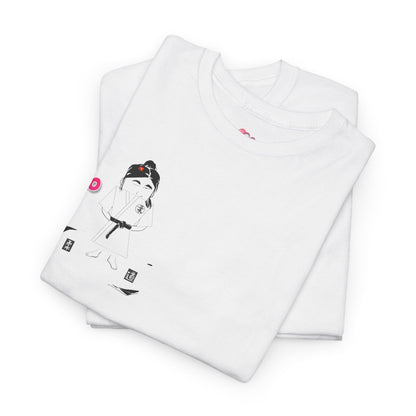 Judo Lady Tee – Comfortable Martial Arts Graphic T-Shirt | FunWearCode