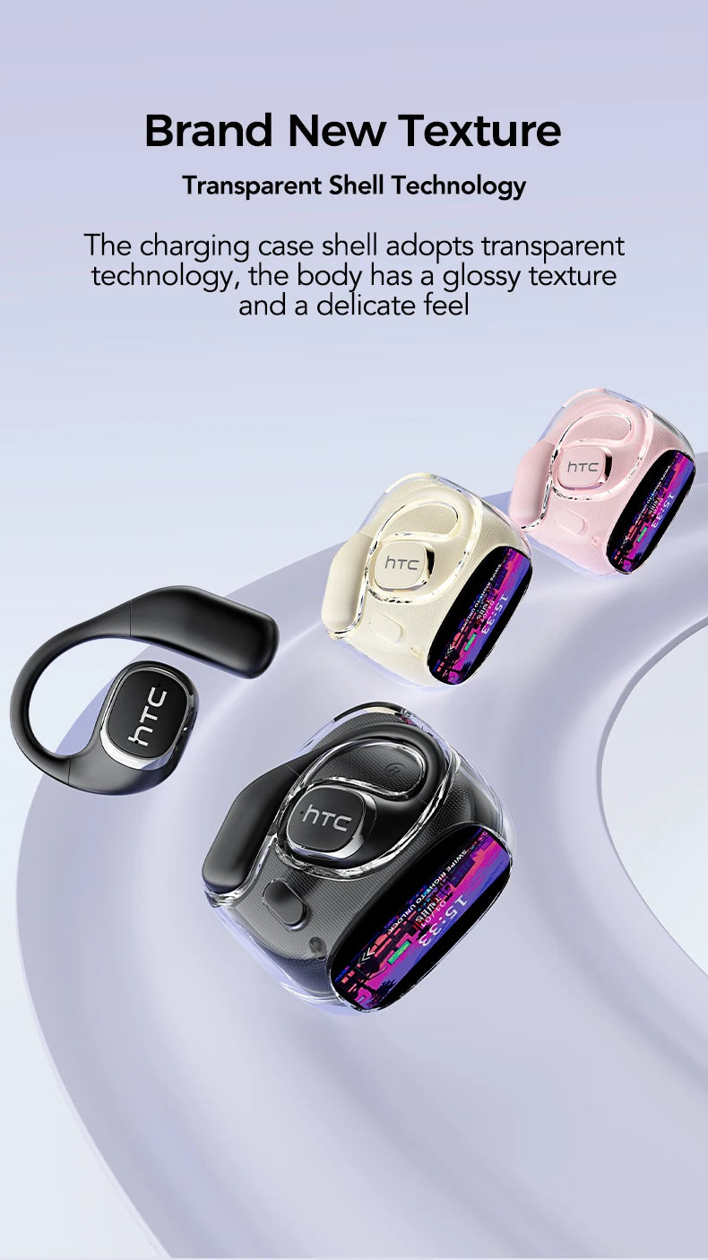 AI Translator Earbuds – Open-Ear Wireless Headphones with 140-Language Real-Time Translation