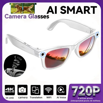 Upgraded Smart Sunglasses Unisex - Camera Video AI Interaction Translation Bluetooth Call | FunWearCode's Selection