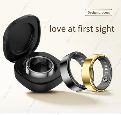 Unisex Waterproof Smart Ring - Monitoring Guard for Heart Rate Blood Pressure Sleep & Activity Tracking | FunWearCode's Selection