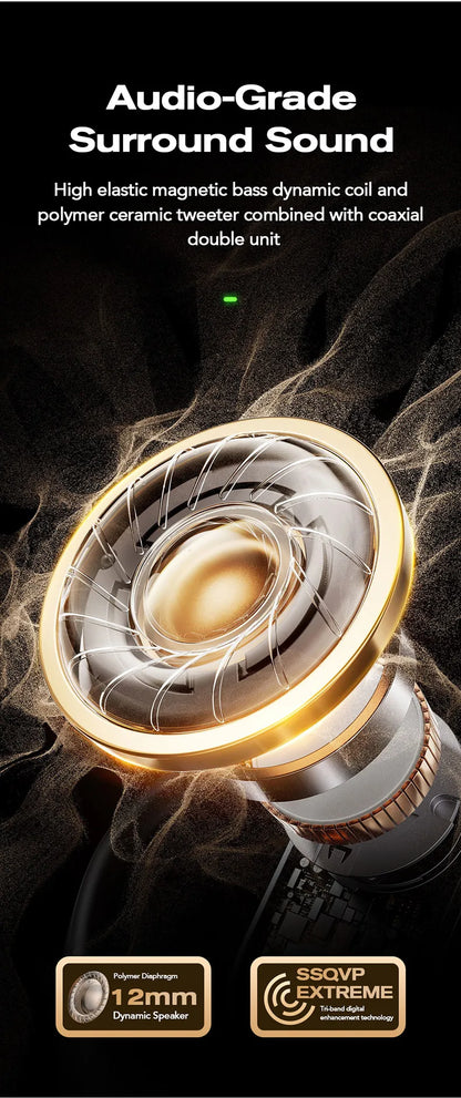 AI Translator Sport Wireless Earbuds - LCD Touch Screen Bluetooth Earphones with HD Mic | FunWearCode's Selection