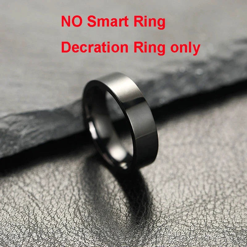 Unisex Waterproof Smart Ring - Monitoring Guard for Heart Rate Blood Pressure Sleep & Activity Tracking | FunWearCode's Selection