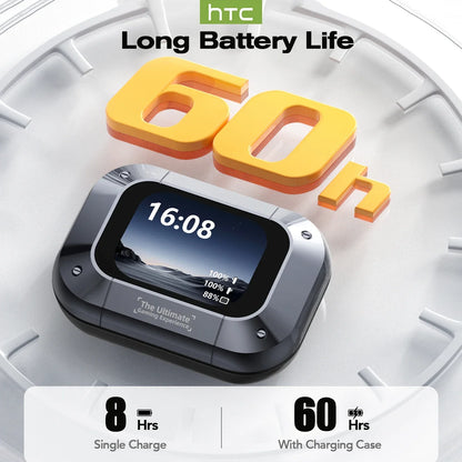 AI Translator Sport Wireless Earbuds - LCD Touch Screen Bluetooth Earphones with HD Mic | FunWearCode's Selection