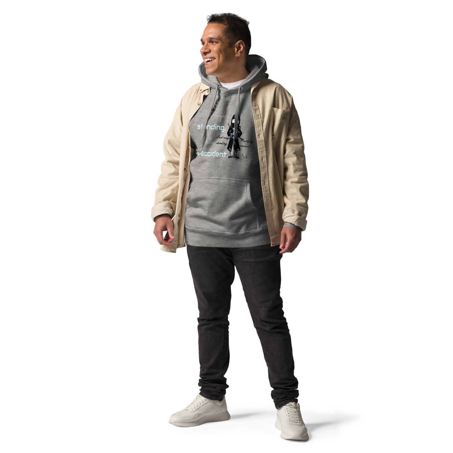 Premium Pullover Hoodie – Unique Whimsical Ninja Graphic Design | FunWearCode