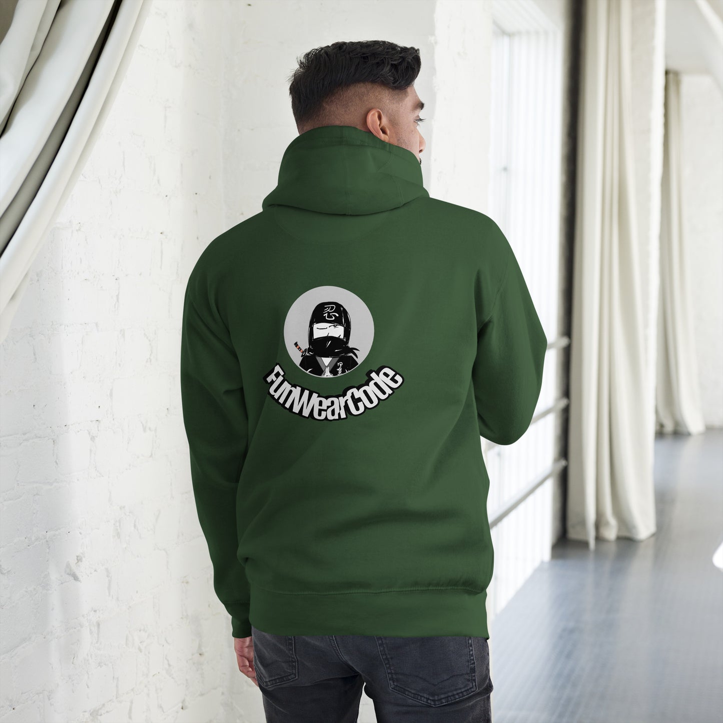 Premium Pullover Hoodie – Unique Whimsical Ninja Graphic Design | FunWearCode