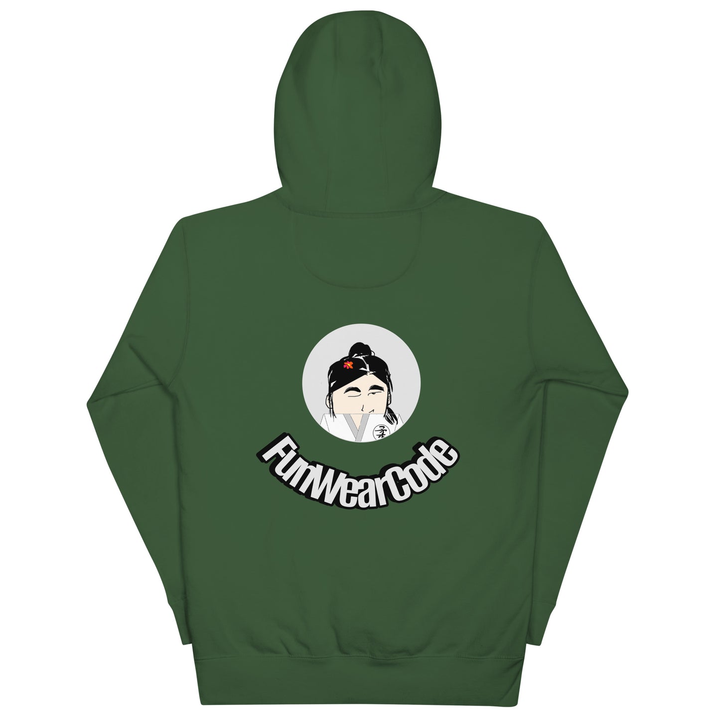 Judo Lady Graphic Cartoon Hoodie – Fun Martial Arts Sweatshirt | FunWearCode