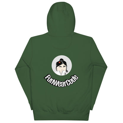 Judo Lady Graphic Cartoon Hoodie – Fun Martial Arts Sweatshirt | FunWearCode