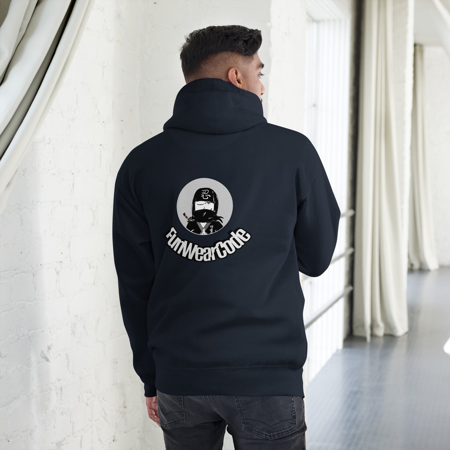 Premium Pullover Hoodie – Unique Whimsical Ninja Graphic Design | FunWearCode