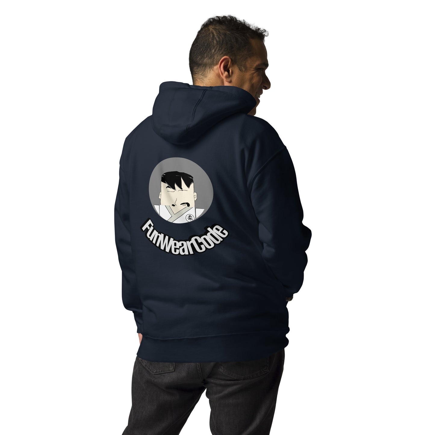 Judo Cartoon Graphic Hoodie – Fun Martial Arts | FunWearCode