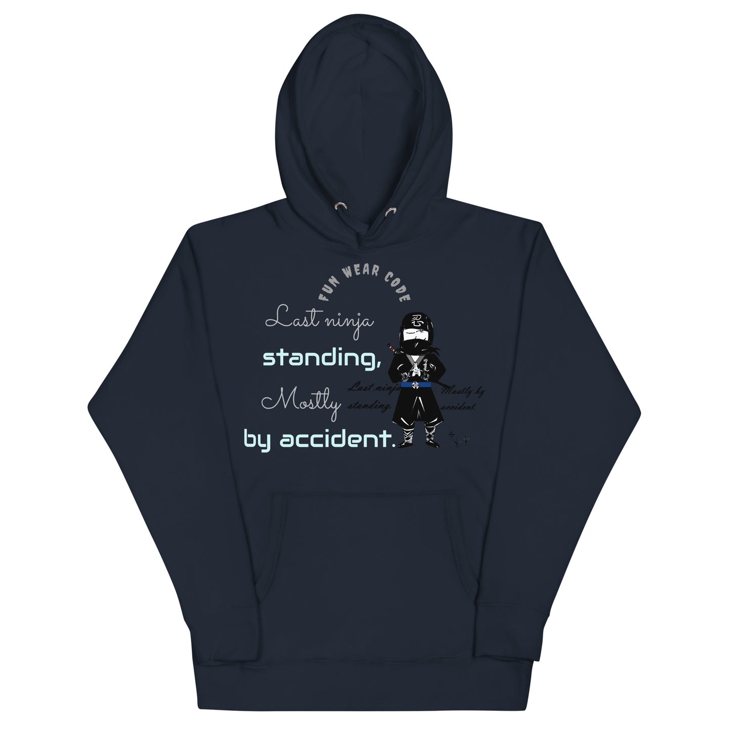 Premium Pullover Hoodie – Unique Whimsical Ninja Graphic Design | FunWearCode