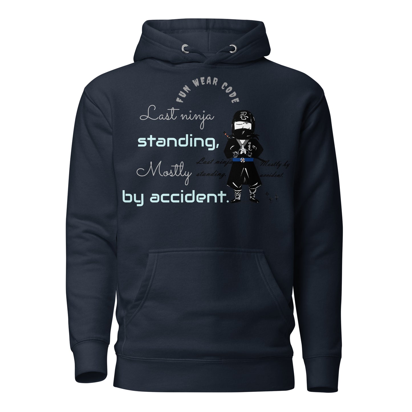 Premium Pullover Hoodie – Unique Whimsical Ninja Graphic Design | FunWearCode