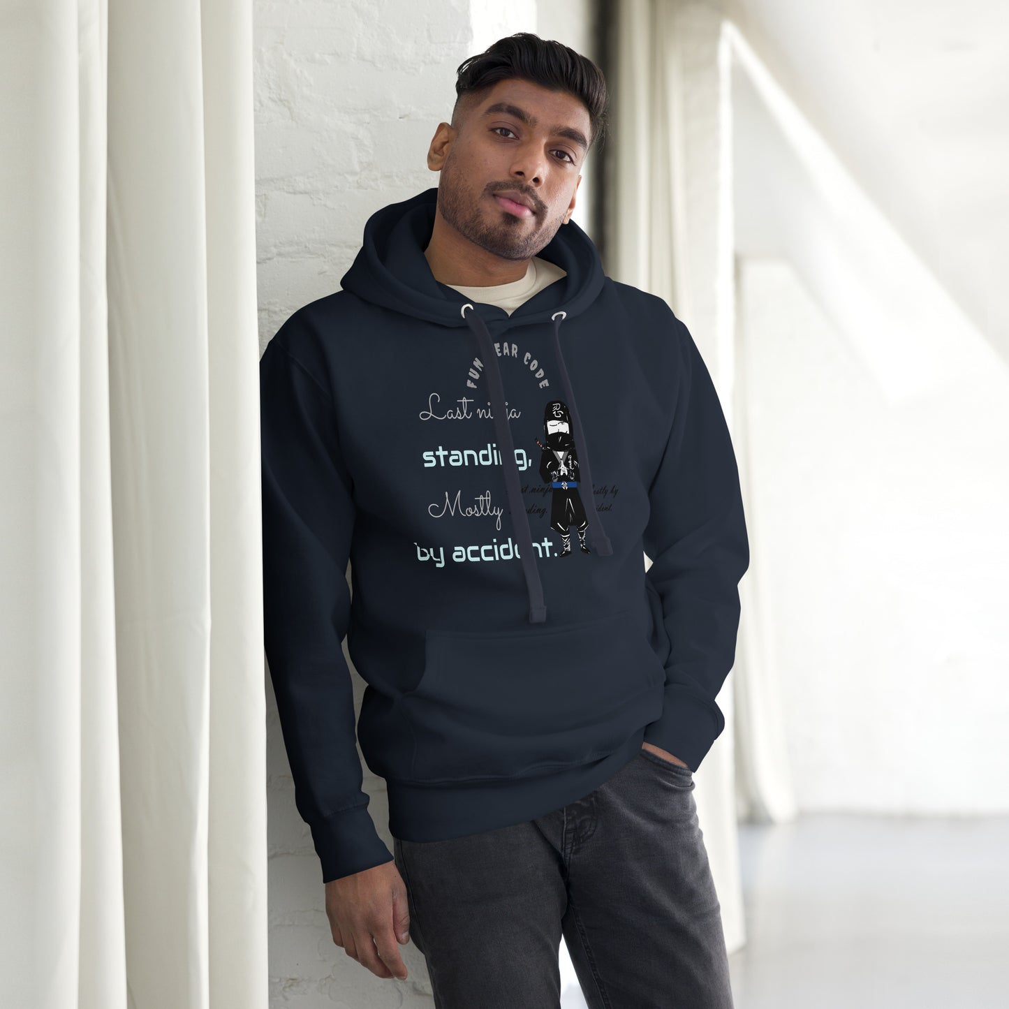 Premium Pullover Hoodie – Unique Whimsical Ninja Graphic Design | FunWearCode