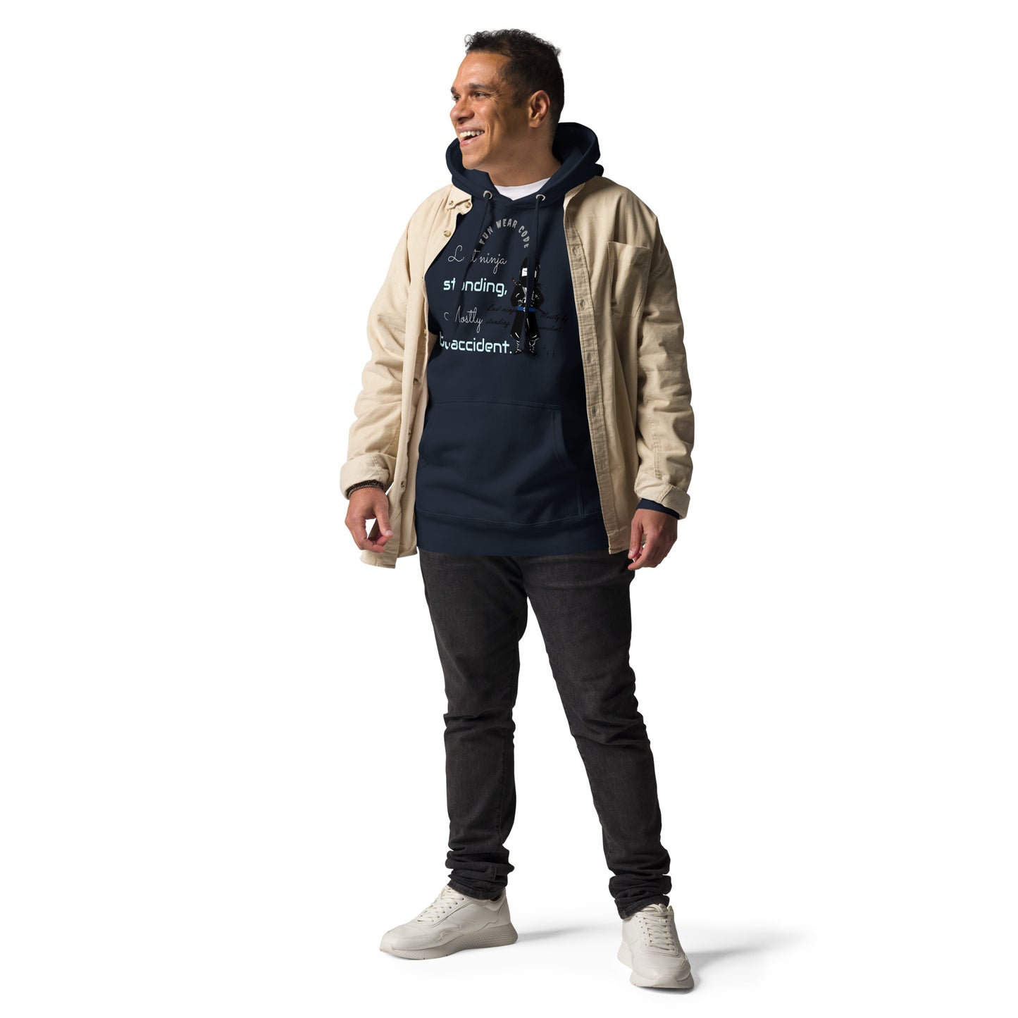 Premium Pullover Hoodie – Unique Whimsical Ninja Graphic Design | FunWearCode