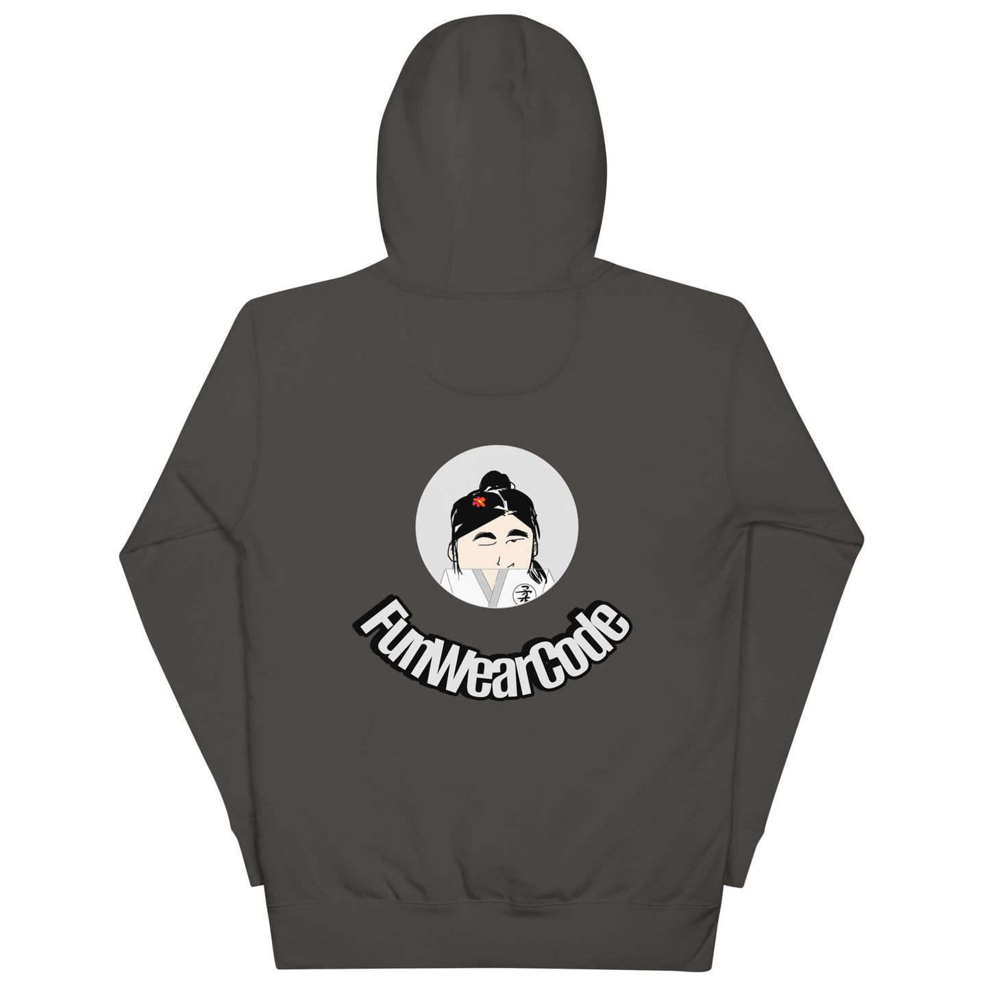 Judo Lady Graphic Cartoon Hoodie – Fun Martial Arts Sweatshirt | FunWearCode