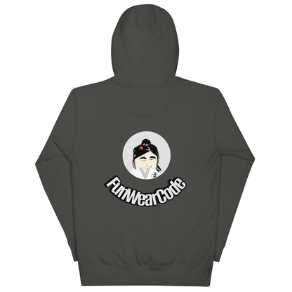 Judo Lady Graphic Cartoon Hoodie – Fun Martial Arts Sweatshirt | FunWearCode