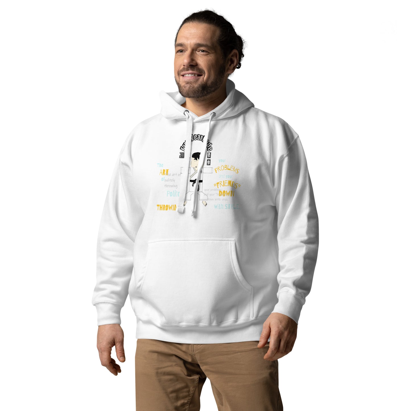 Judo Cartoon Graphic Hoodie – Fun Martial Arts | FunWearCode