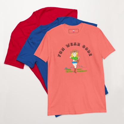 Cowgirl graphic tee - Classic American Style T-shirt for Fun-Loving Souls | Funwearcode