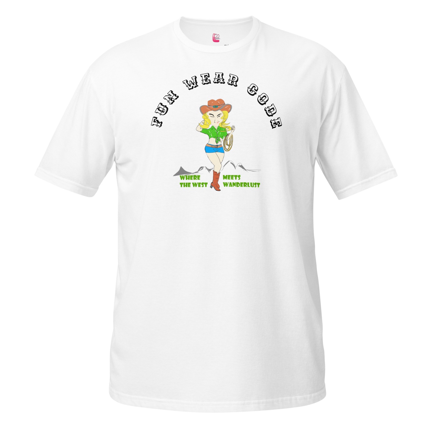 Cowgirl graphic tee - Classic American Style T-shirt for Fun-Loving Souls | Funwearcode