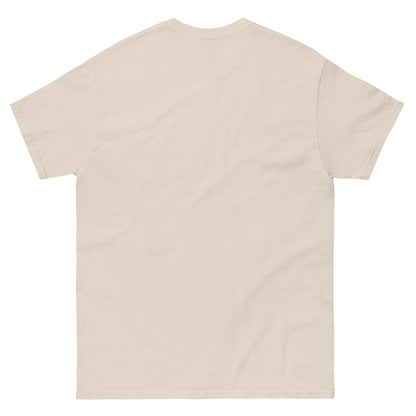 Beige t-shirt on a white background
