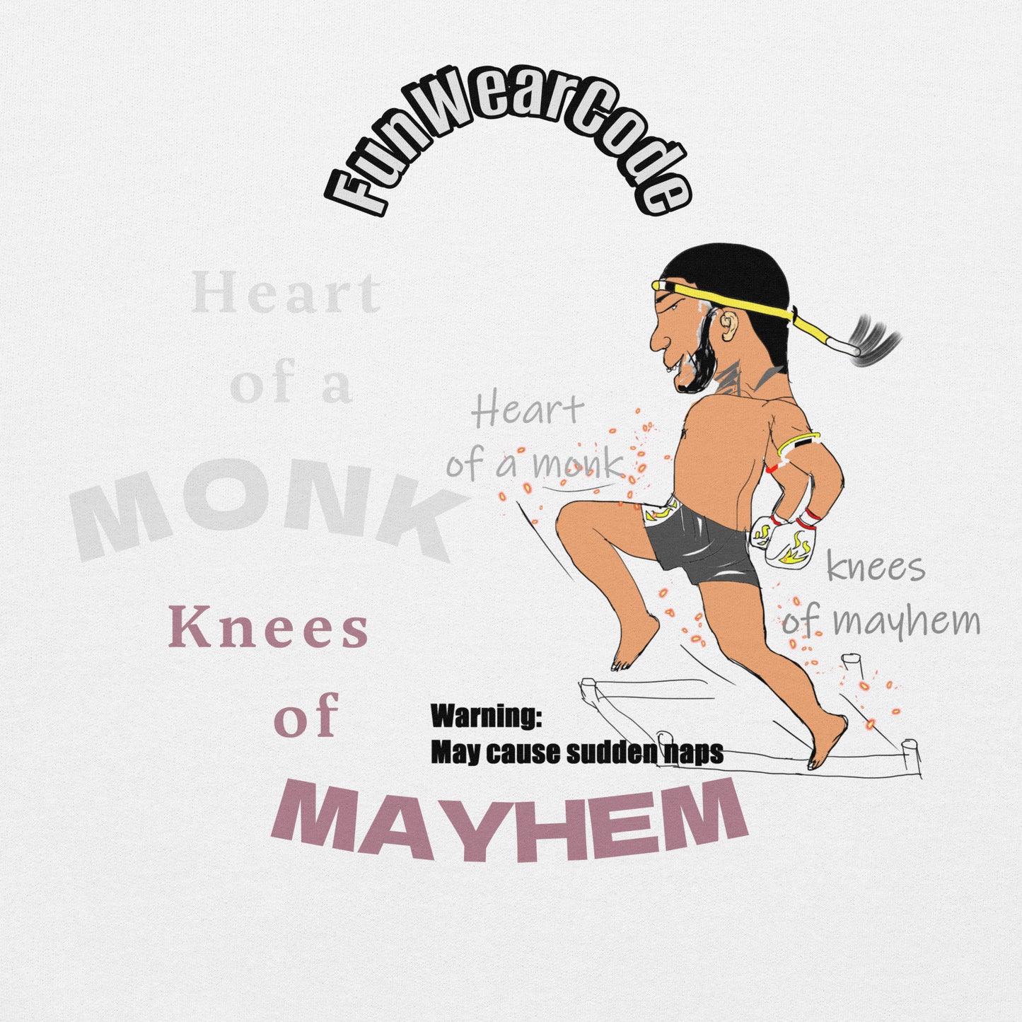 Premium Pullover Hoodie - Bold Playful Thai Iconic Design | FunWearCode