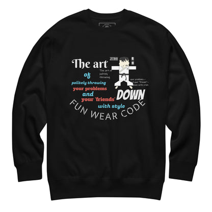 Judo Theme Long Sleeve Tee – Fun Martial Arts Shirt | FunWearCode