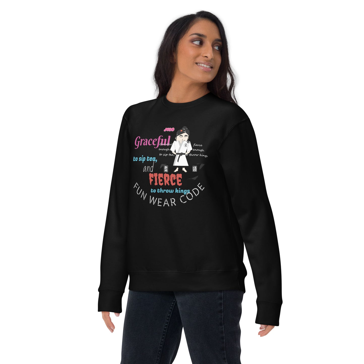 Judo Lady Long Sleeve Tee – Stylish Martial Arts Inspired Sweatshirt | FunWearCode