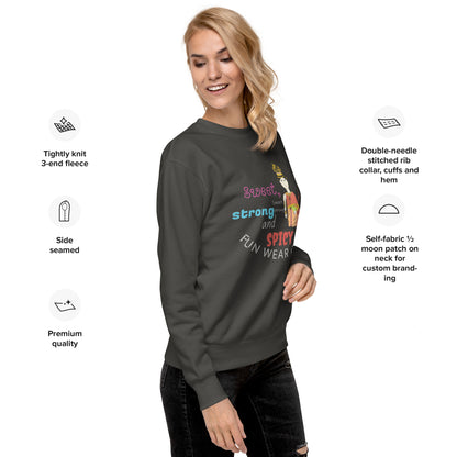 Premium Long Sleeve T-Shirt - Playful Thai Woman Graphic Tee | FunWearCode