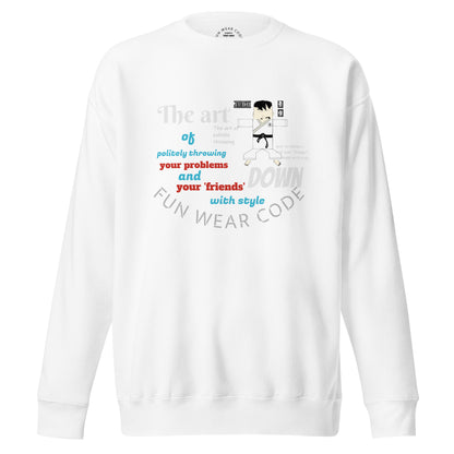 Judo Theme Long Sleeve Tee – Fun Martial Arts Shirt | FunWearCode