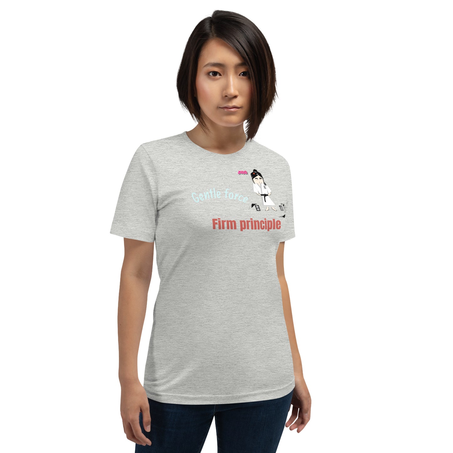 Lady Judo Theme T-Shirt – Comfortable Martial Arts Graphic Tee | FunWearCode
