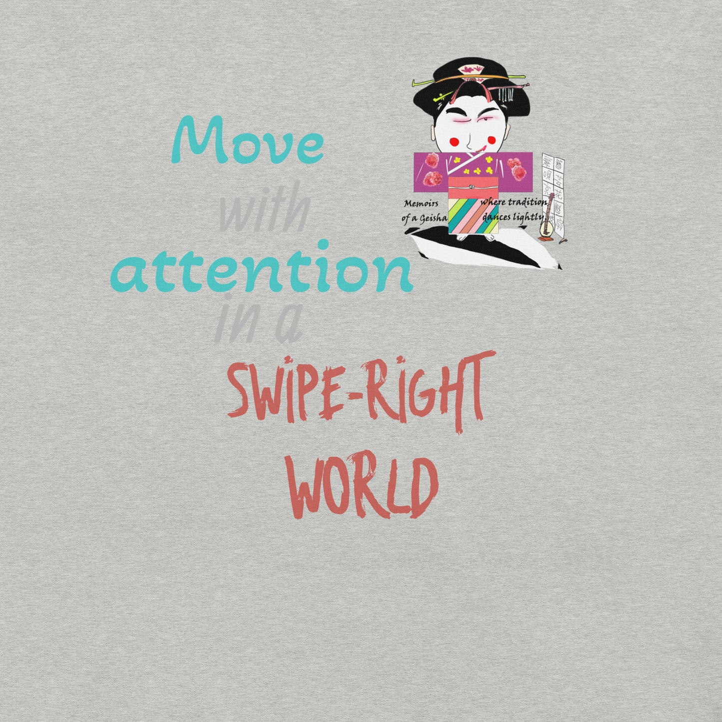 Unisex Fun Geisha T-Shirt - Vintage Japanese Iconic Tee | FunWearCode