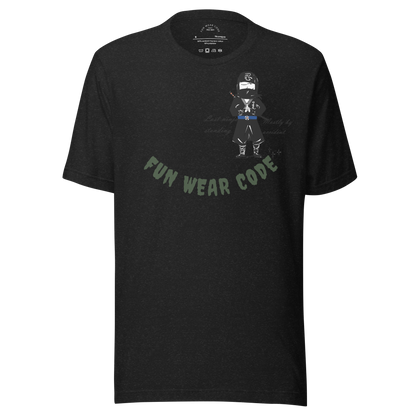 Playful Ninja Theme  T-Shirt – Japanese Martial Arts Iconic Tee | FunWearCode