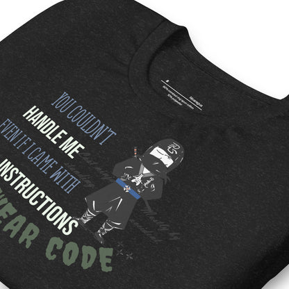 Playful Ninja Theme  T-Shirt – Japanese Martial Arts Iconic Tee | FunWearCode