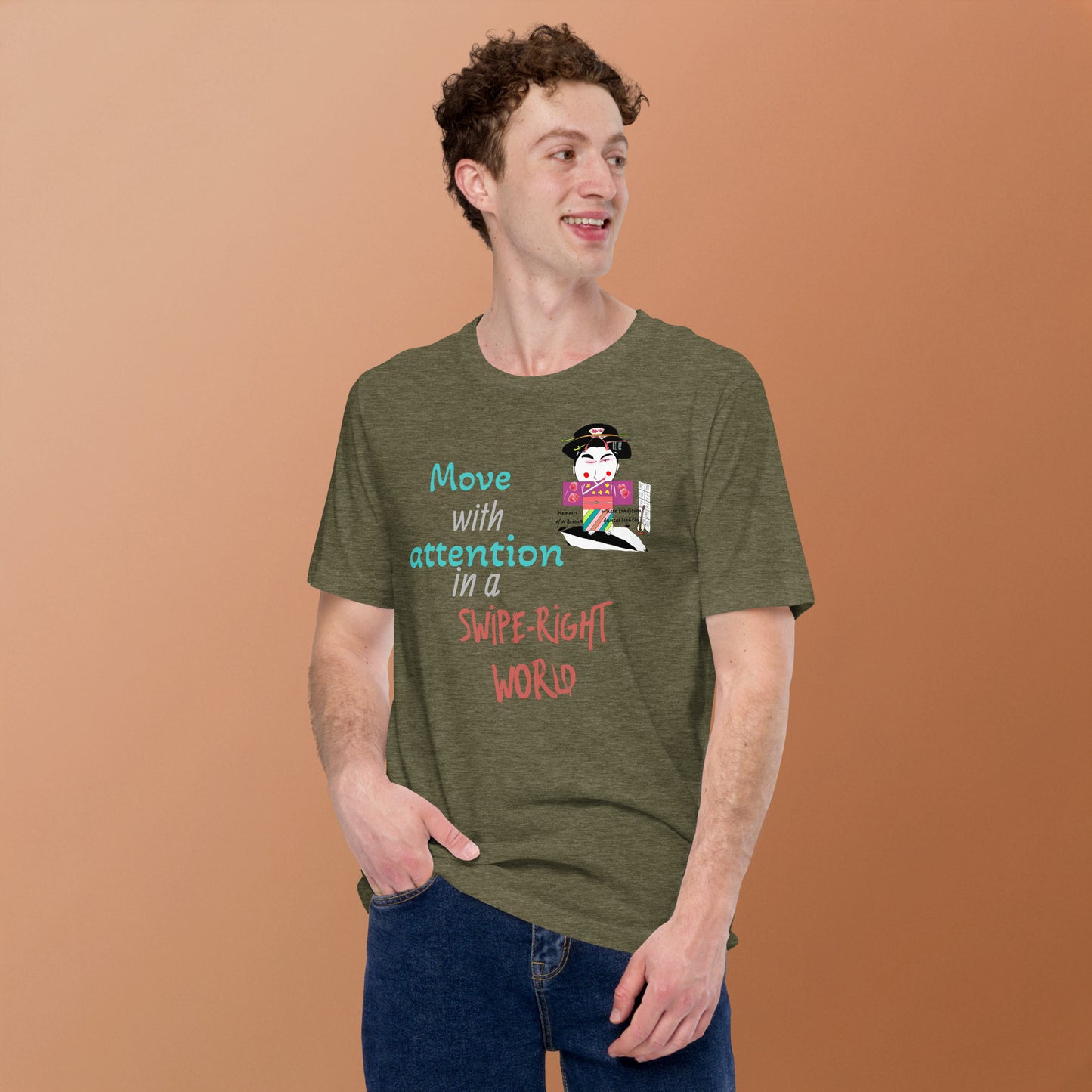 Unisex Fun Geisha T-Shirt - Vintage Japanese Iconic Tee | FunWearCode