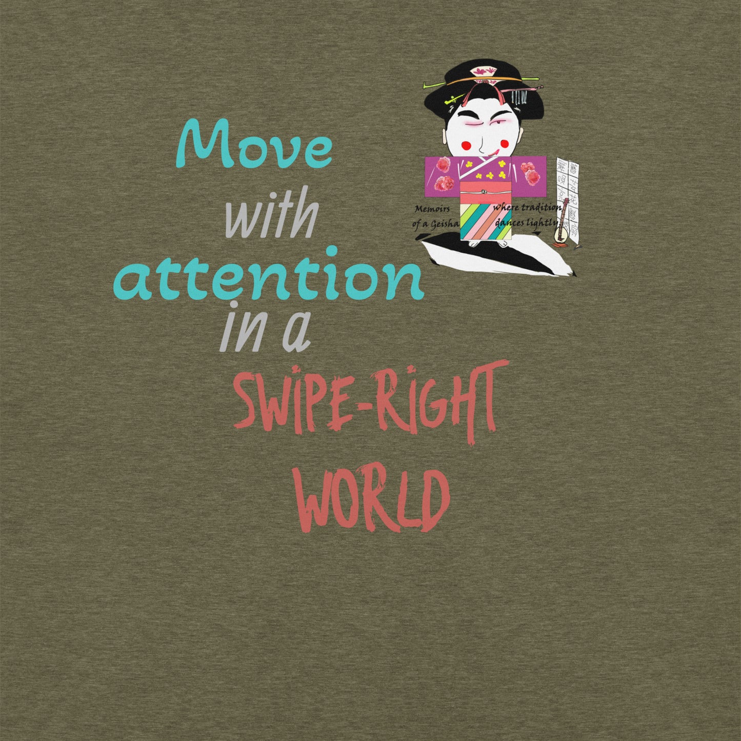 Unisex Fun Geisha T-Shirt - Vintage Japanese Iconic Tee | FunWearCode