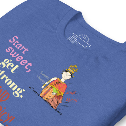 Fun Softstyle T-Shirt - Playful Thai Lady Graphic Tee | FunWearCode