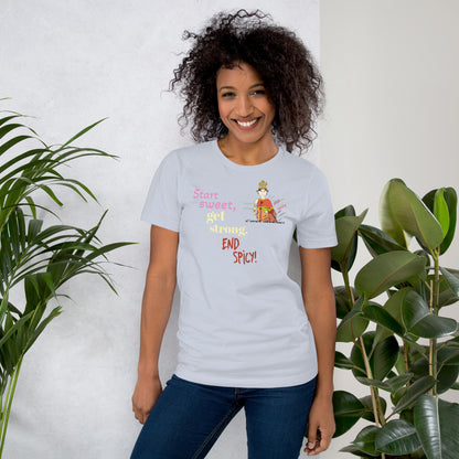Fun Softstyle T-Shirt - Playful Thai Lady Graphic Tee | FunWearCode
