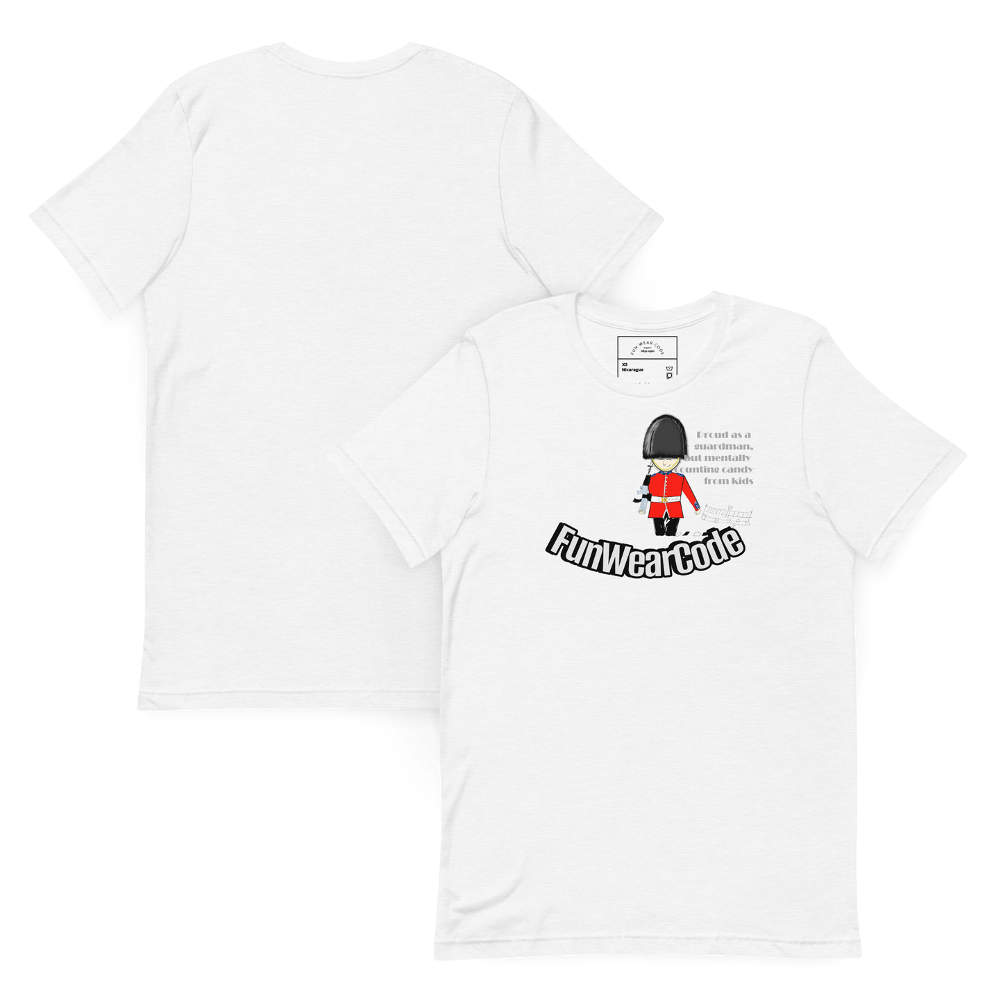 Unisex Guardsman T-shirt - Classic English Style Tee for Fun-Loving Souls | FunWearCode