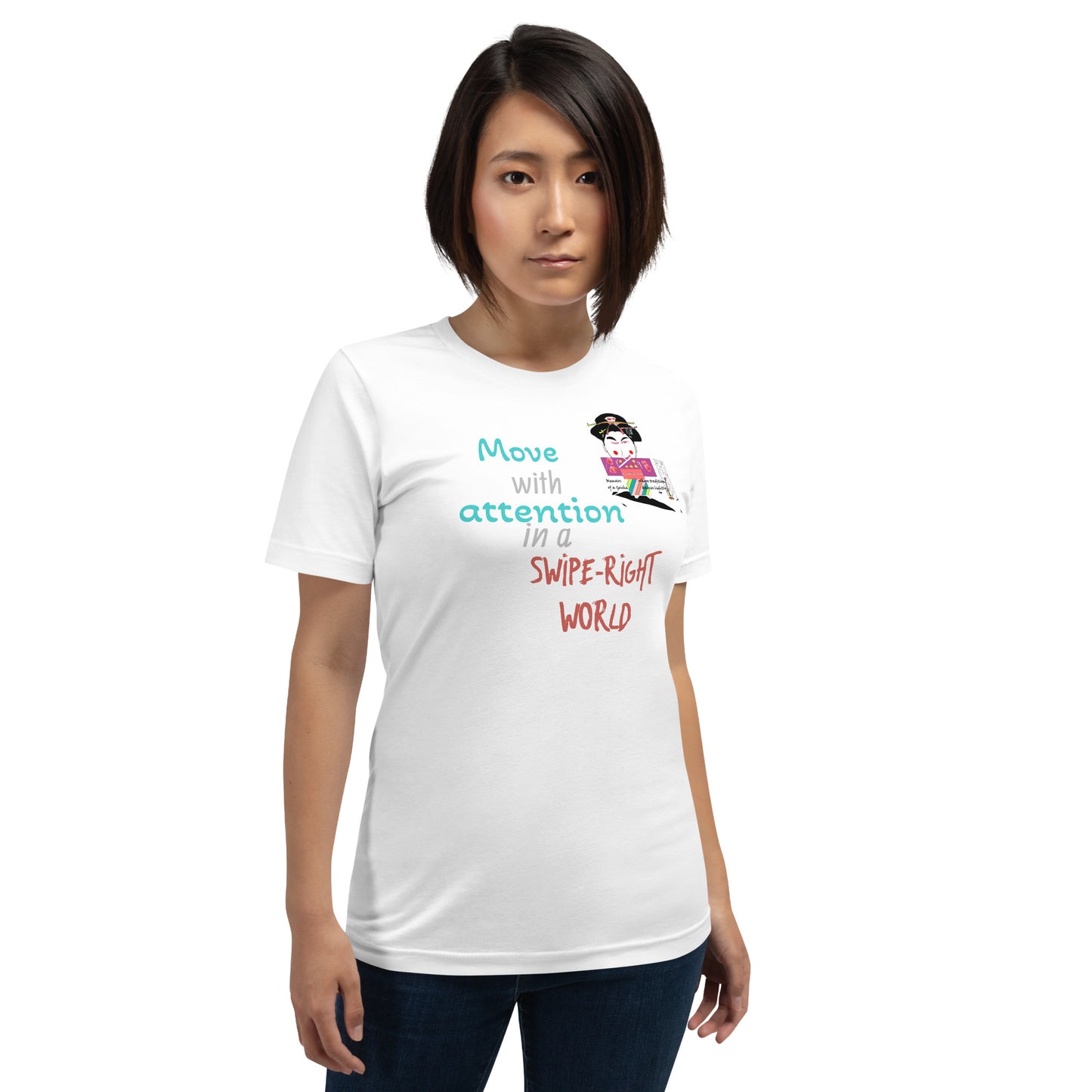 Unisex Fun Geisha T-Shirt - Vintage Japanese Iconic Tee | FunWearCode
