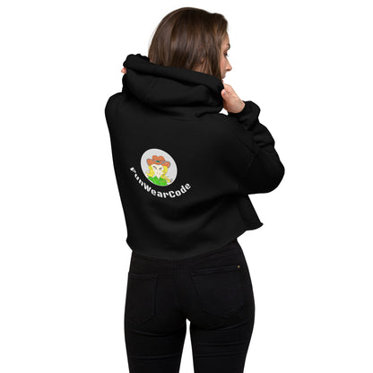 Trendy Cowgirl Crop Hoodie - Classic American Style for Fun-Loving Souls | FunWearCode