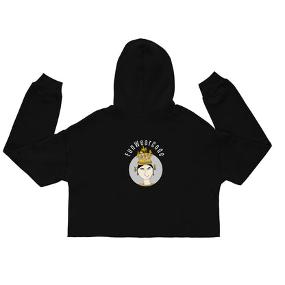 Trendy & Cozy Woman Crop Hoodie – Playful & Bold Thai Iconic Design | FunWearCode