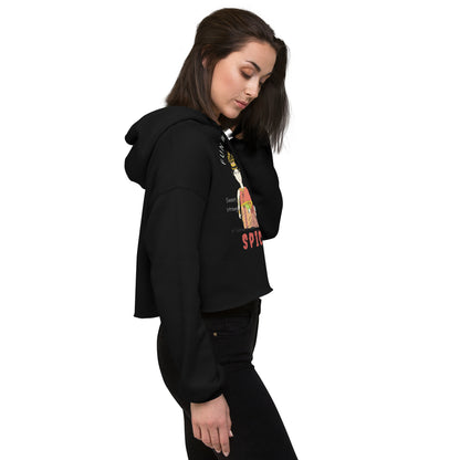 Trendy & Cozy Woman Crop Hoodie – Playful & Bold Thai Iconic Design | FunWearCode