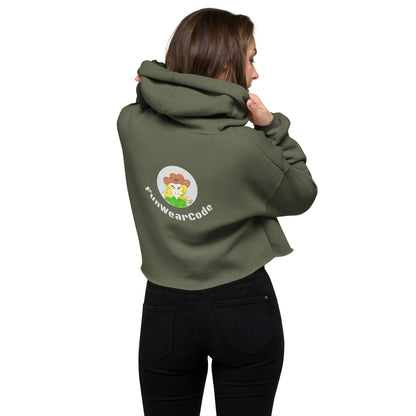 Trendy Cowgirl Crop Hoodie - Classic American Style for Fun-Loving Souls | FunWearCode